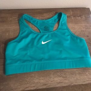 Women’s Nike Dri Fit Sport Bra Teal size large
